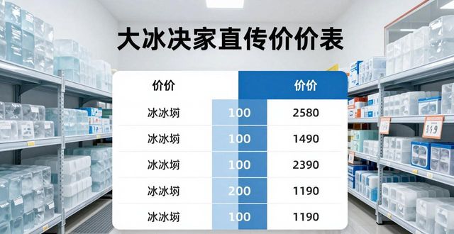 大冰块批发厂家怎么选？河西直供渠道靠谱吗