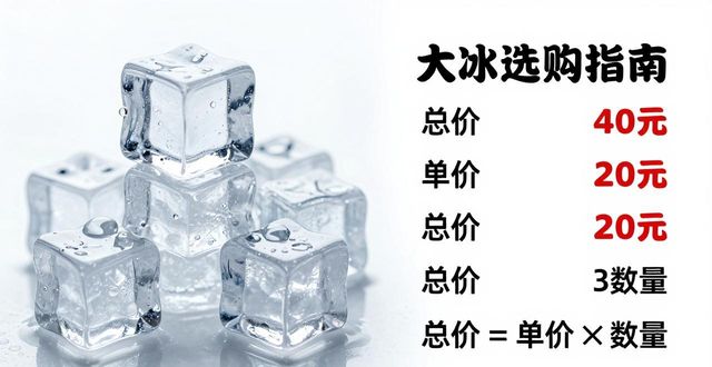 大冰块价格到底怎么算？河西冰块选购指南