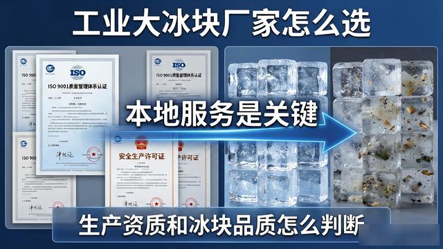 工业大冰块厂家怎么选？河西本地服务是关键