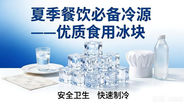 河西食用冰块销售，夏季餐饮必备的冷源选择